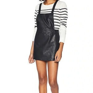 Jack by BB Dakota Black Faux Leather Size Medium